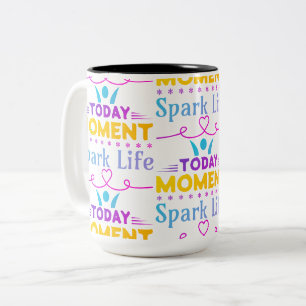 Heute Moment, Leben retten Zweifarbige Tasse