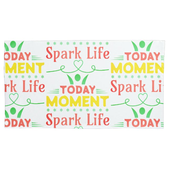 Heute Moment, Spark Life Toto Tasche Kissenbezug (Vorderseite-Links)