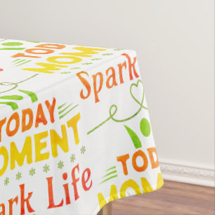 Heute Moment, Spark Life Toto Tasche Tischdecke