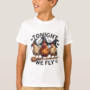 Heute Nacht fliegen wir, Hickenhexe, Lustiges Hall T-Shirt