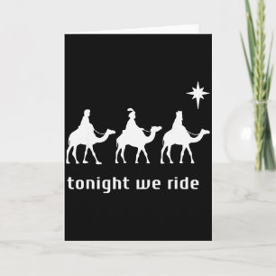 Heute Nacht Reiten Wir, 3 Weise Männer, Lustiger C Karte