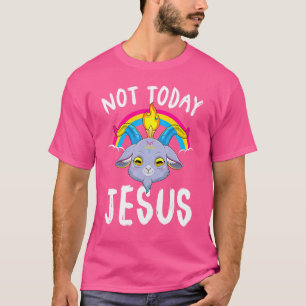 Heute nicht Jesus Satan Pansexual Baphomet Goat Pa T-Shirt