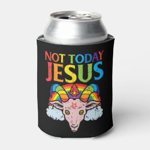 Heute nicht Jesus Satan Ziege Satanic Rainbow Sata Dosenkühler
