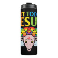 Heute nicht Jesus Satan Ziege Satanic Rainbow Sata