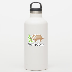 Heute noch nicht mit einem isolierten Tumbler-Deca Aufkleber