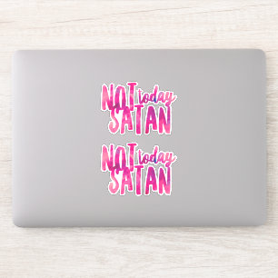Heute noch nicht Satan (2) Vinyl Sticker