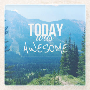 Heute Phantastisch Glasuntersetzer