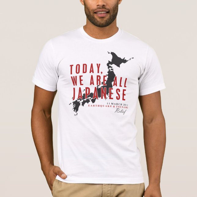 HEUTE SIND WIR ALLE JAPANISCH T-Shirt (Vorderseite)
