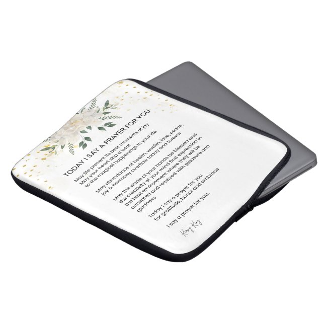 Heute spreche ich ein Gebet für Sie - Hoffnung Fri Laptopschutzhülle (Vorne Oben)