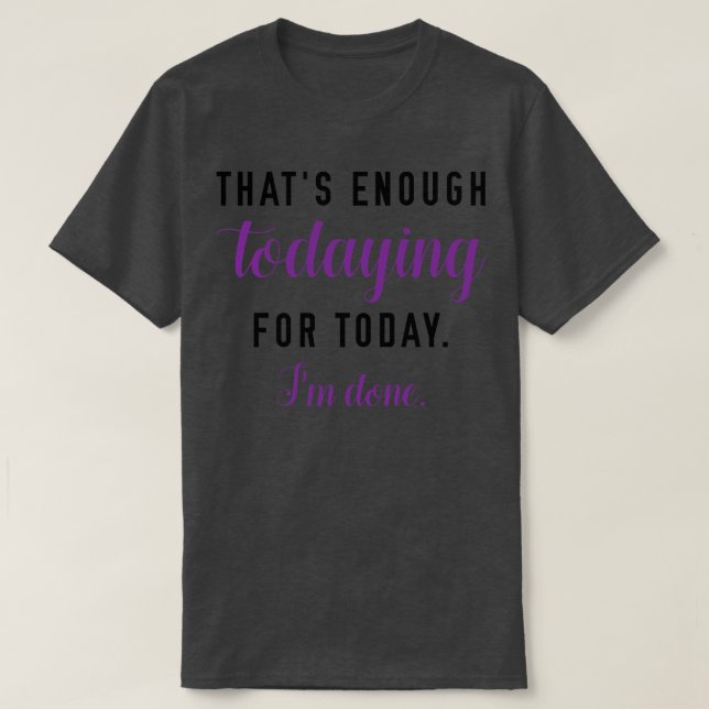 Heute T-Shirt (Design vorne)