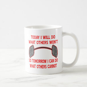 Heute tue ich, was andere nicht so morgen ich kaffeetasse