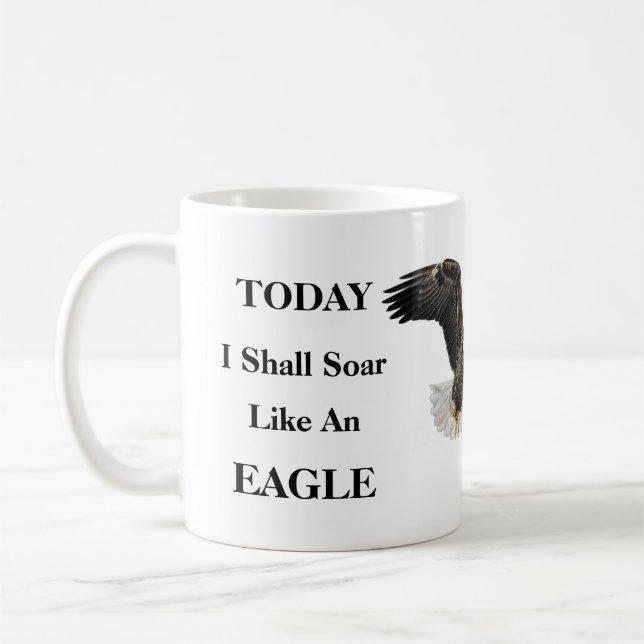 Heute werde ich wie ein Adler klettern....Ich werd Kaffeetasse (Links)