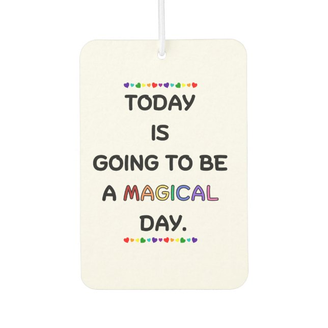 Heute wird... autolufterfrischer (Vorderseite)