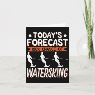 Heute wird eine 100%ige Chance auf Wasserski progn Karte