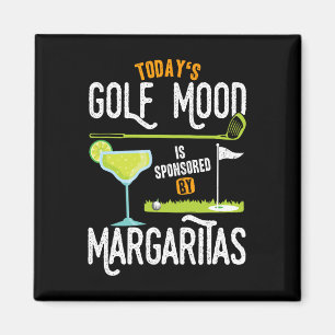 Heutige Golfstimmung Golfball Mit Margarita Golf Magnet