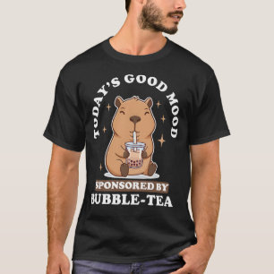 Heutige Gute-Laune-Blasen-Tee-Kawaii-Capybara T-Shirt