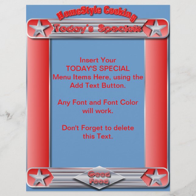 HEUTIGE SPEZIELLE Beilage für Heimkochen Flyer (Vorne)