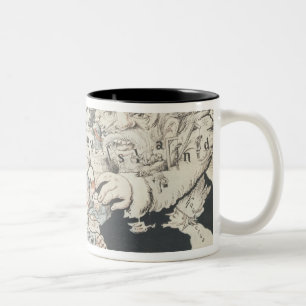 Heutiges Europe', 1887 Zweifarbige Tasse