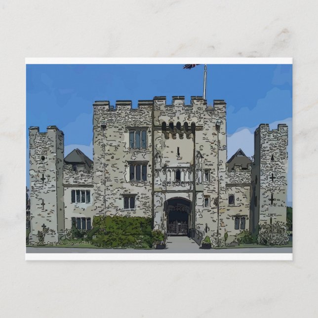 Hever Castle Postkarte (Vorderseite)