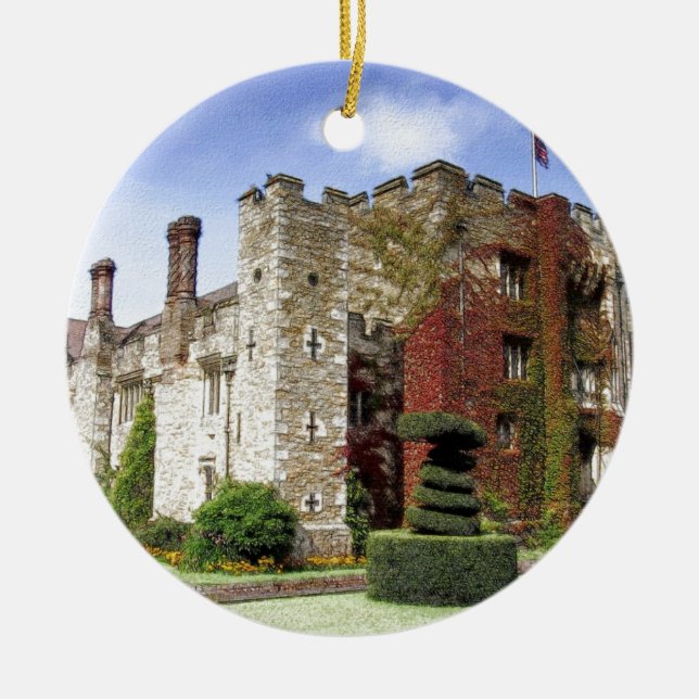 Hever Schloss, Kent, England Keramik Ornament (Vorne)
