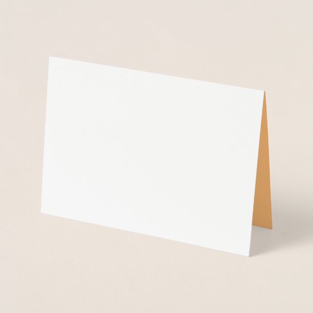 Hex Color #FABA77, Brandy Folienkarte (Vorderseite)