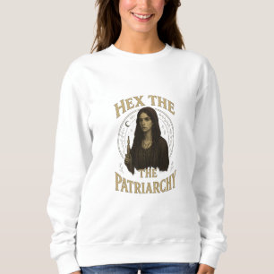 Hex das Patriarchat – Wiccan-Hexen-Illustration  Sweatshirt