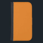 Hex #F17F17, Pumpkin Orange Wallet Case<br><div class="desc">Geldbeutel</div>