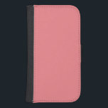 Hex #F1838A, Light Coral Wallet Case<br><div class="desc">Geldbeutel</div>