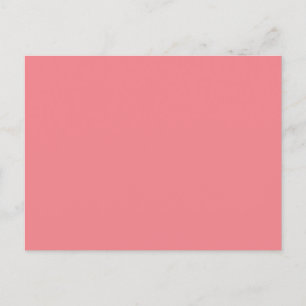 Hex #F1838A Menus Einladungspostkarte