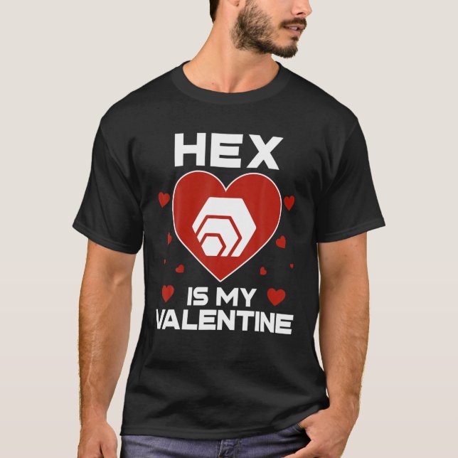 HEX ist meine Valentinmünze zum MondkryptoToken T-Shirt (Vorderseite)