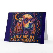 Hex Me auf der Afterparty - Geburtstagskarte