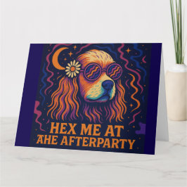 Hex Me auf der Afterparty - Geburtstagskarte Karte