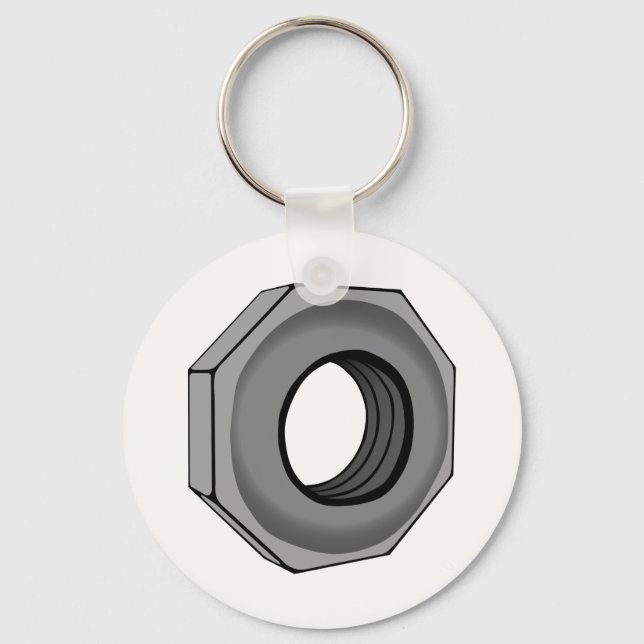Hex Nut Schlüsselanhänger (Vorderseite)