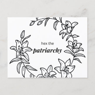 Hex the Patriarchy - Lily Blume Postcard Postkarte