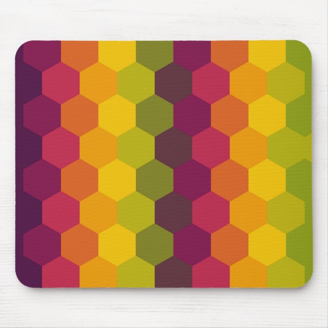 Hexa Sunset Fade Mouse pad Mousepad (Vorne)