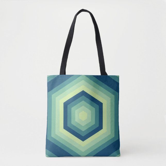 Hexa Wave Dreamscape Tasche (Vorderseite)