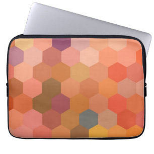 Hexagon Abstrakt Art   Modernes geometrisches Must Laptopschutzhülle