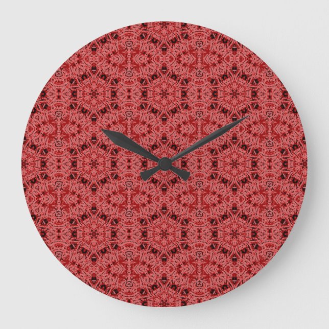 Hexagon auf roter Uhr (Vorderseite)