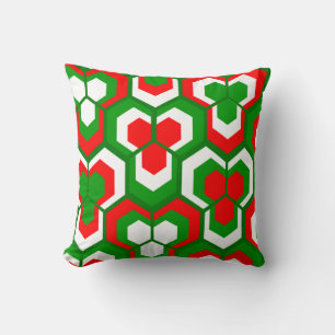 Hexagon-Blume Kissen