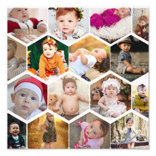 Hexagon Foto Collage