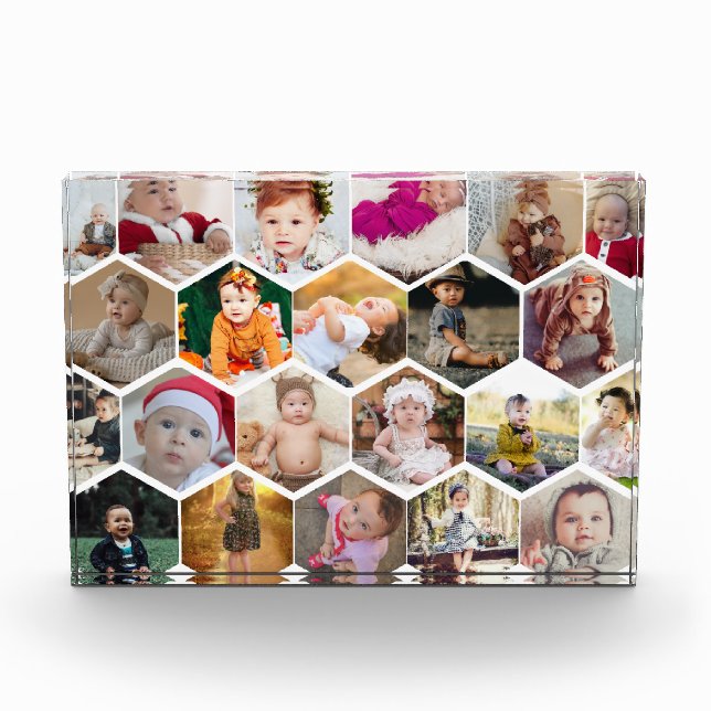 Hexagon Foto Collage (Vorderseite)