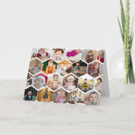 Hexagon Foto Collage Ankündigung