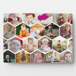Hexagon Foto Collage Fotoplatte