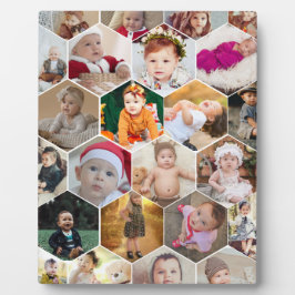 Hexagon Foto Collage Fotoplatte