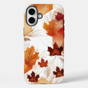 Hexagon Herbstleaves - Apple iPhone 16 Plus Telefo Hülle