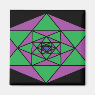 Hexagon Mandala Magnet