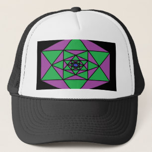 Hexagon Mandala Truckerkappe