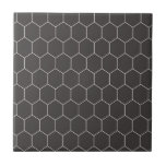 Hexagon Pattern Black Fliese<br><div class="desc">Ein modernes,  schwarzes Hexagon-Muster-Keramik-Fliesen für Ihre Zuhause-Projekte: Küchenbacksplaske,  Duschfliesen,  Duscheinkerzen,  Tischplatten,  Kaminherd oder jedes Merkmal Fliesenmuster,  das Sie in Ihrer Zuhause gewollt haben.</div>