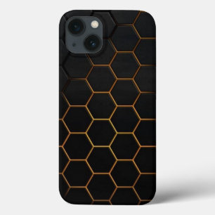 Hexagon Schwarz und Gold Case-Mate iPhone-Hülle iPhone Hülle