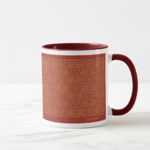 Hexagon Terracotta Tile Look Tasse